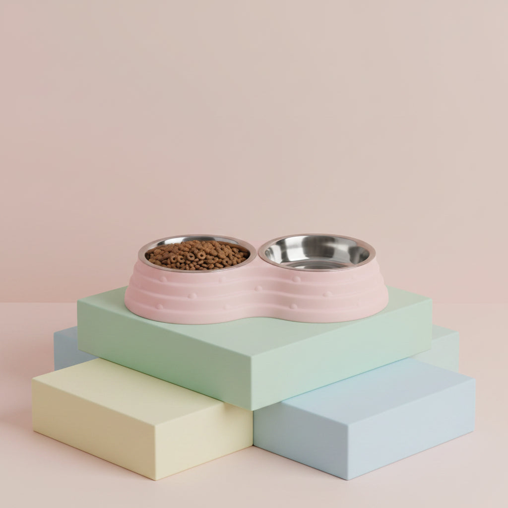 Premium Quality Double Stainless Steel Pet Bowls