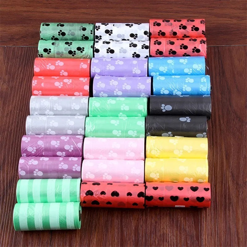 10 Premium Rolls 150pcs Colored Dog Poop Bags Biodegradable High Quality Leakproof