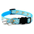 Cat Collar With Bell Cartoon Star Moon Adjustable Breakaway