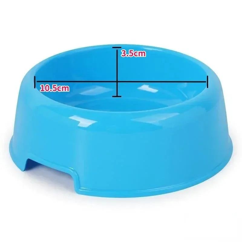Plastic Pet Bowl for Food and Water Easy Clean