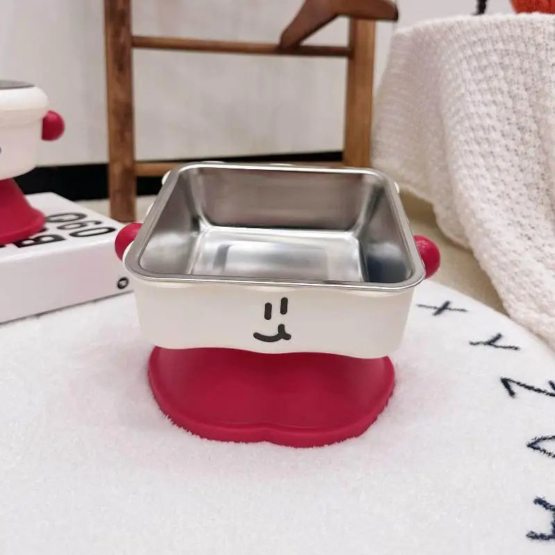 Elevated Pet Bowl Stainless Steel with Wide Base
