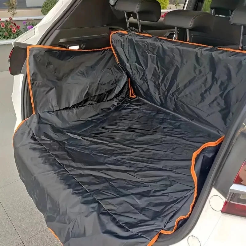 Pet Car Trunk Mat Durable Scratch Resistant Easy-Clean Interior Protection