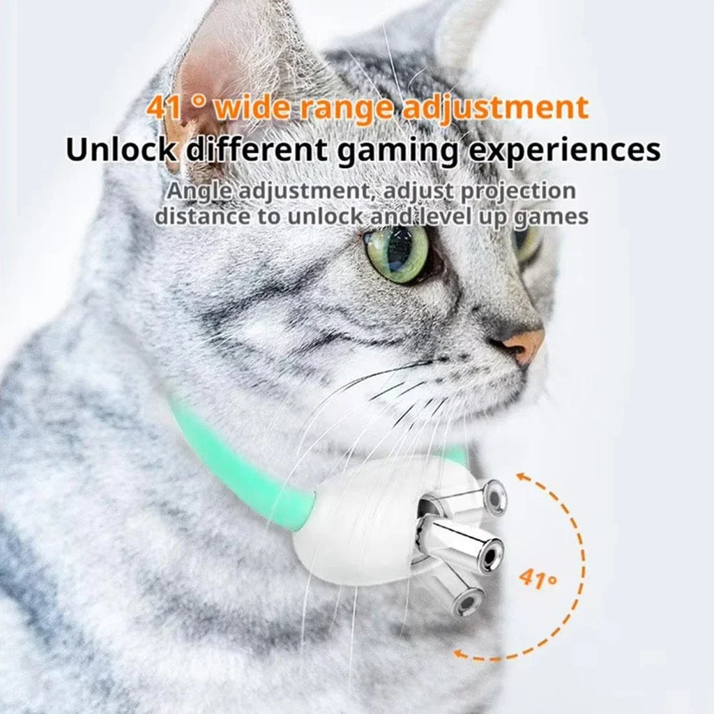 Automatic Cat Laser Collar Interactive Toy