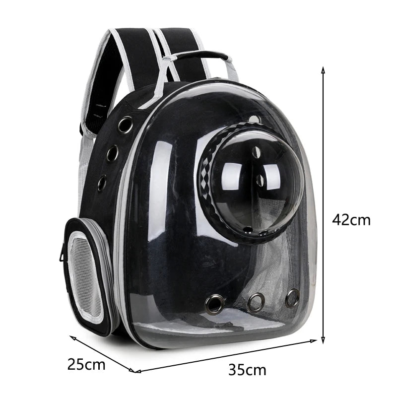 Cat Carrying Bag Breathable and Portable Clear Backpack