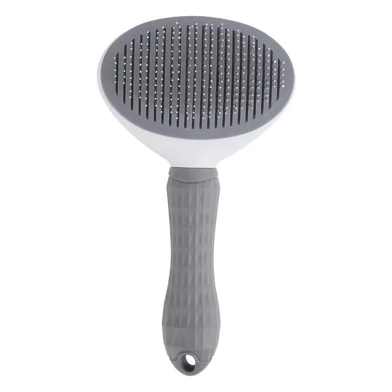 Self Cleaning Pet Grooming Massage Brush for Hair Removal