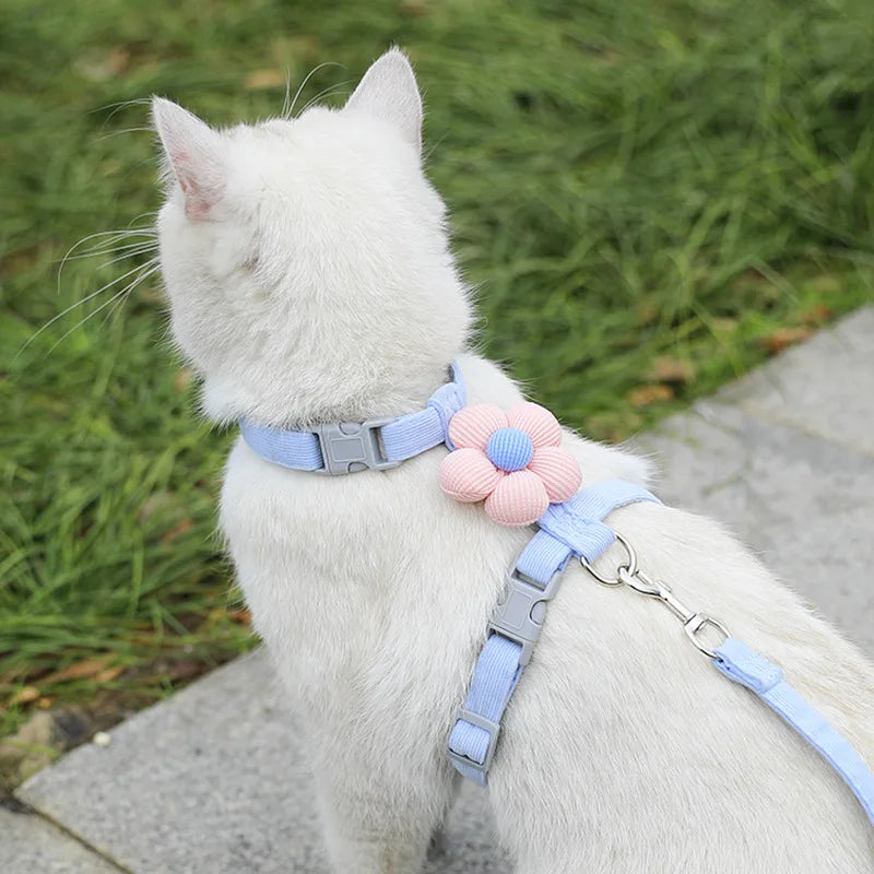 Cat Harness and Leash Sets Adjustable