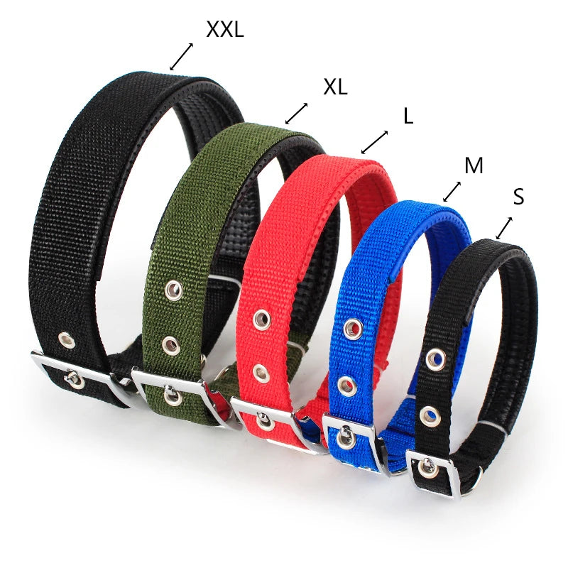 Durable Dog Collars for Small Medium and Large Dogs S - XXL
