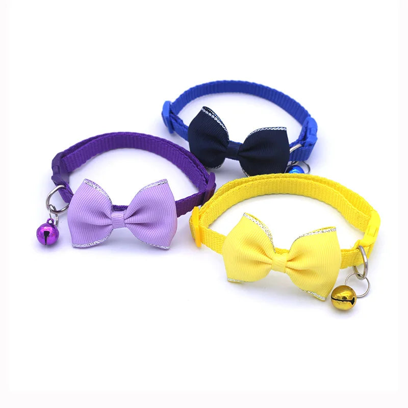Bowtie Cat Collar with Bell
