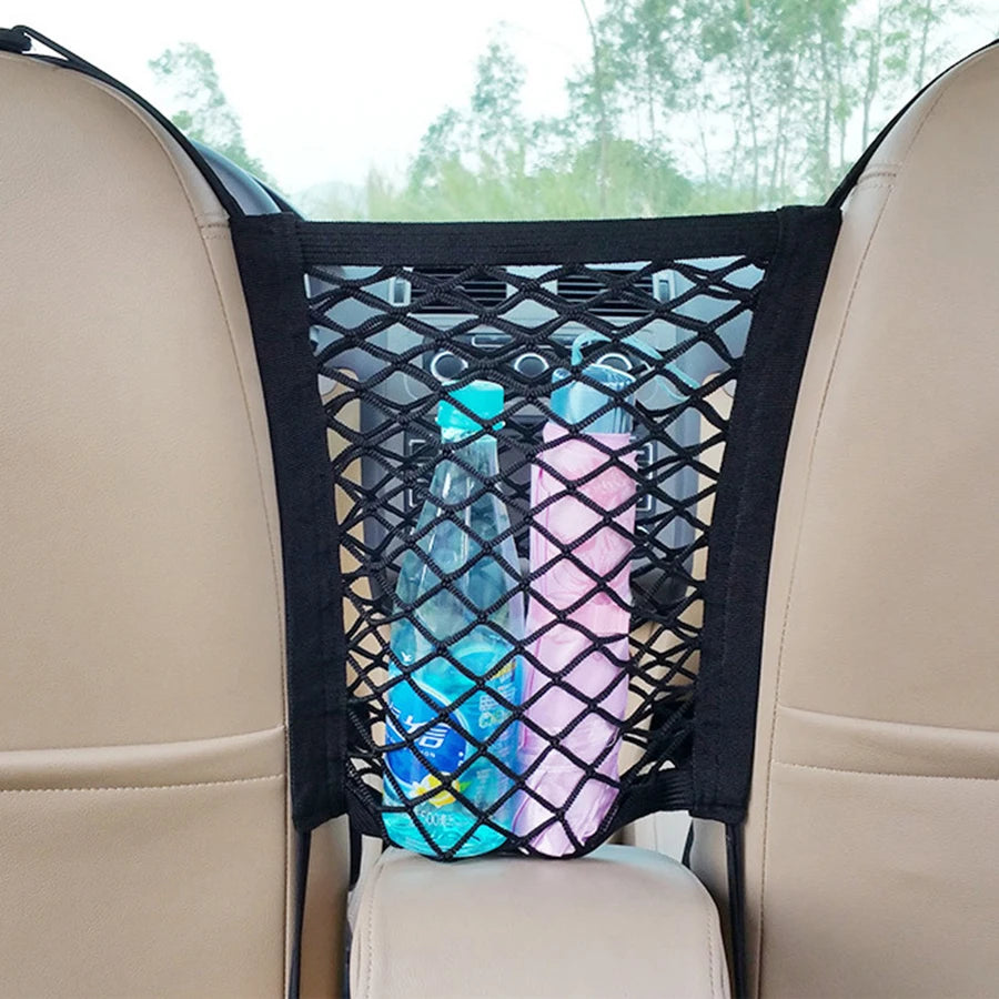 Pet Car Barrier Safety Mesh with Storage Bag