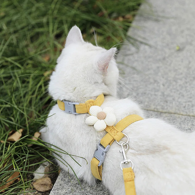 Cat Harness and Leash Sets Adjustable