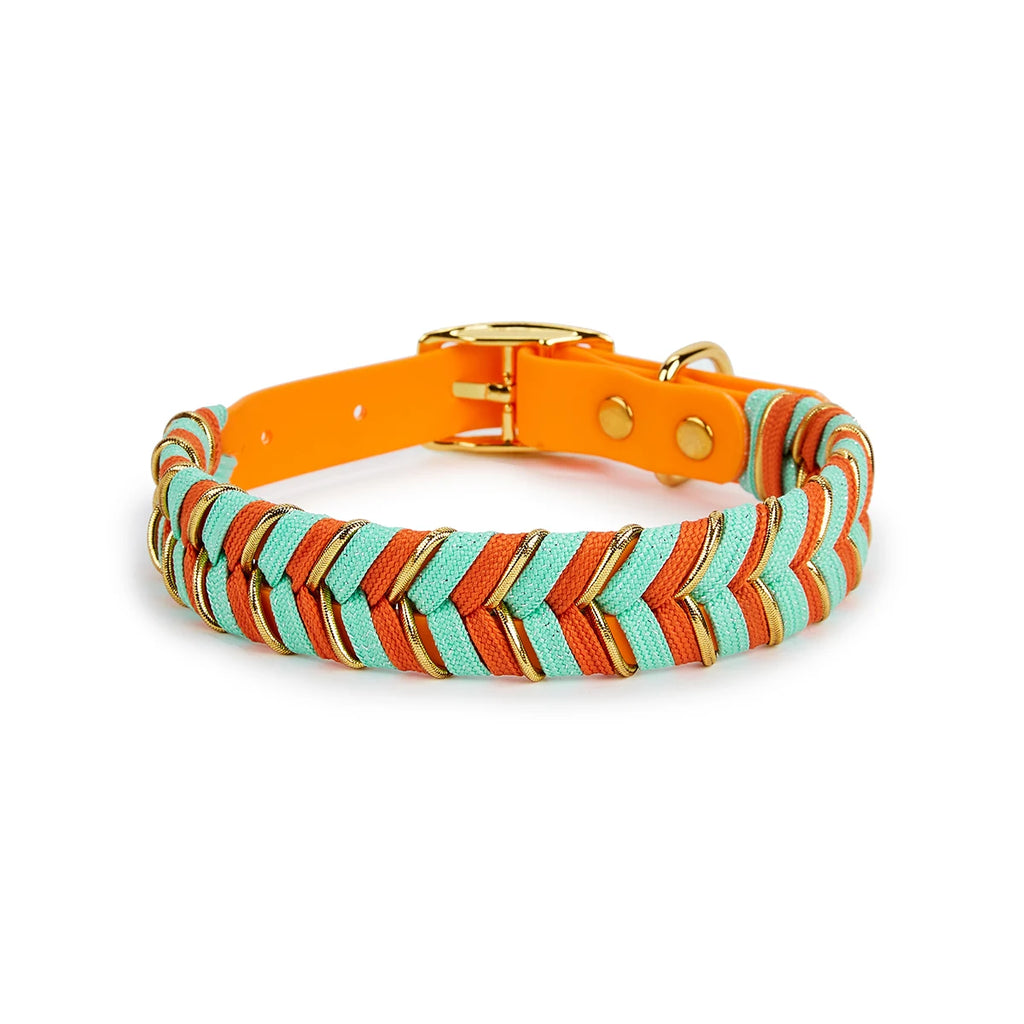 Premium Fashion Dog Collar Handmade Knitting Adjustable Washable