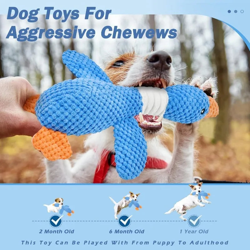 Durable Aggressive Chew Toys with Squeaker