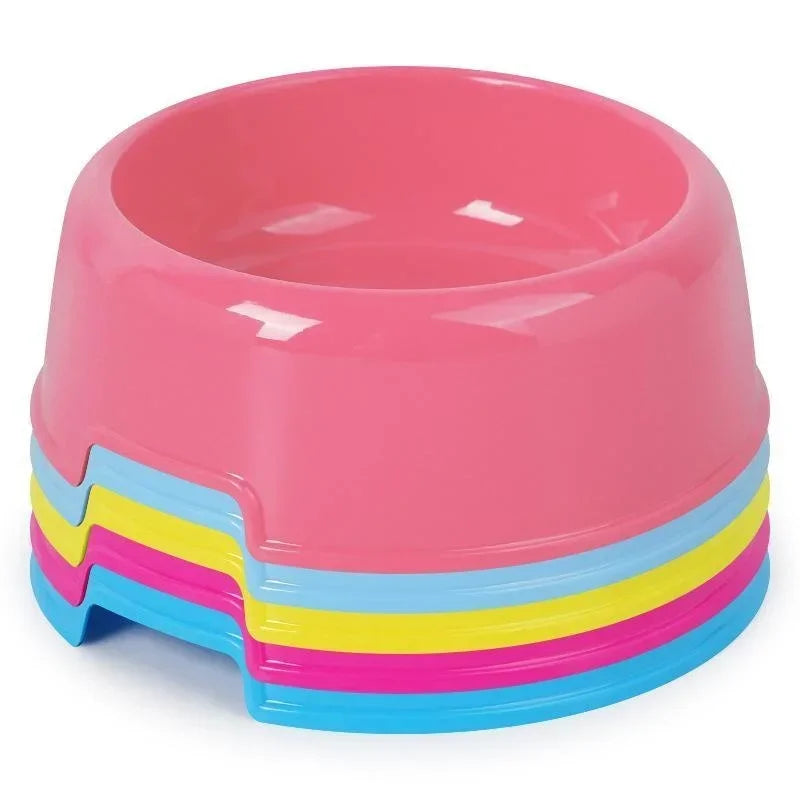 Plastic Pet Bowl for Food and Water Easy Clean