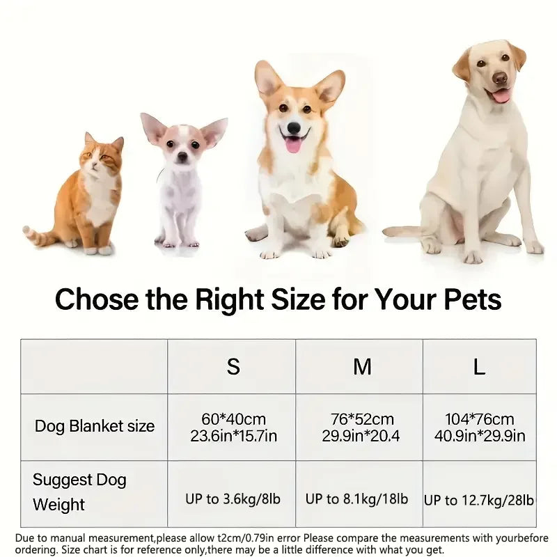 Thick Warm Soft Pet Blanket Flannel Cushion High Quality