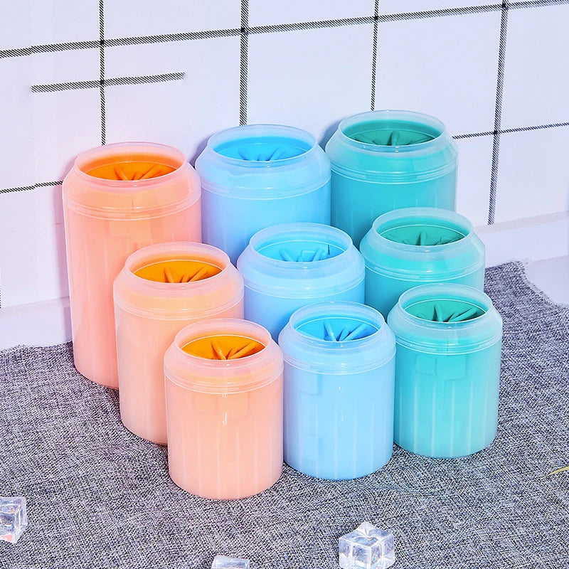 Dog Paw Cleaner Cup Silicone Comb Washer