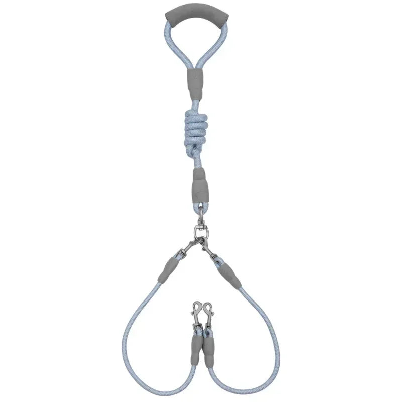 Double Dog Leash with Comfort Handle and Durable Strength