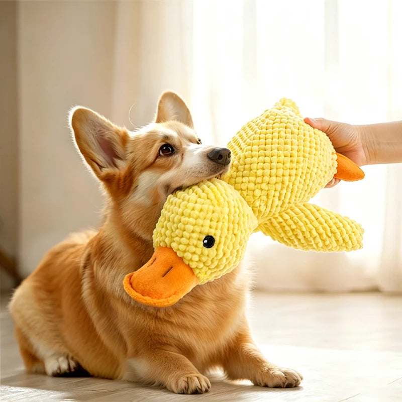 Yellow Duck Chew Toy for Teeth Grinding