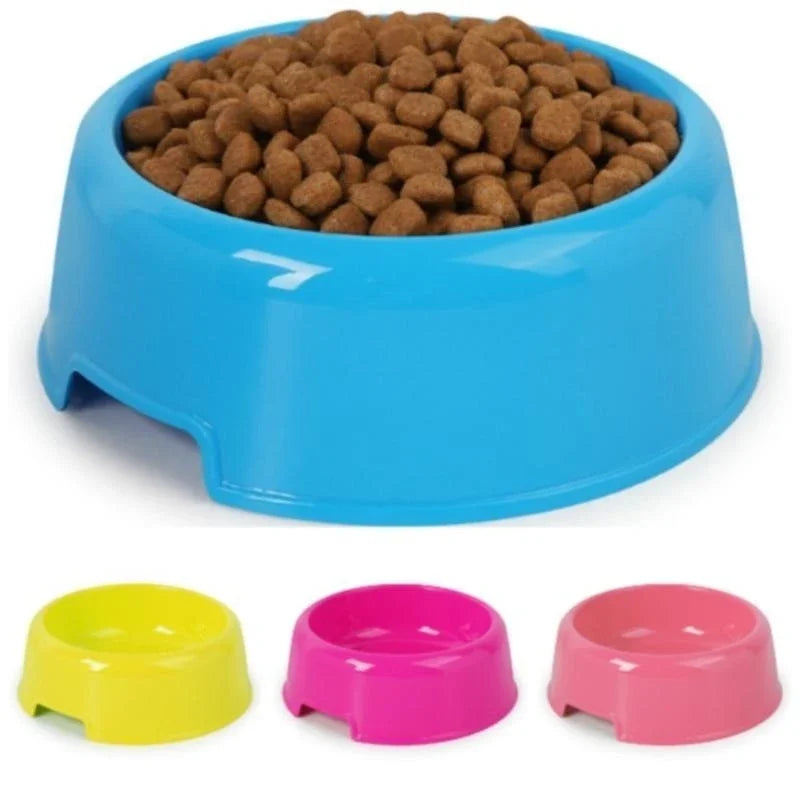 Plastic Pet Bowl for Food and Water Easy Clean