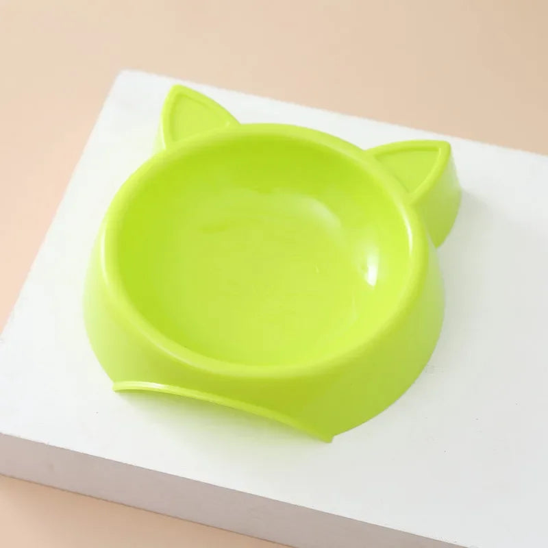 Cat-Shaped Pet Bowl Non-Slip Easy to Clean