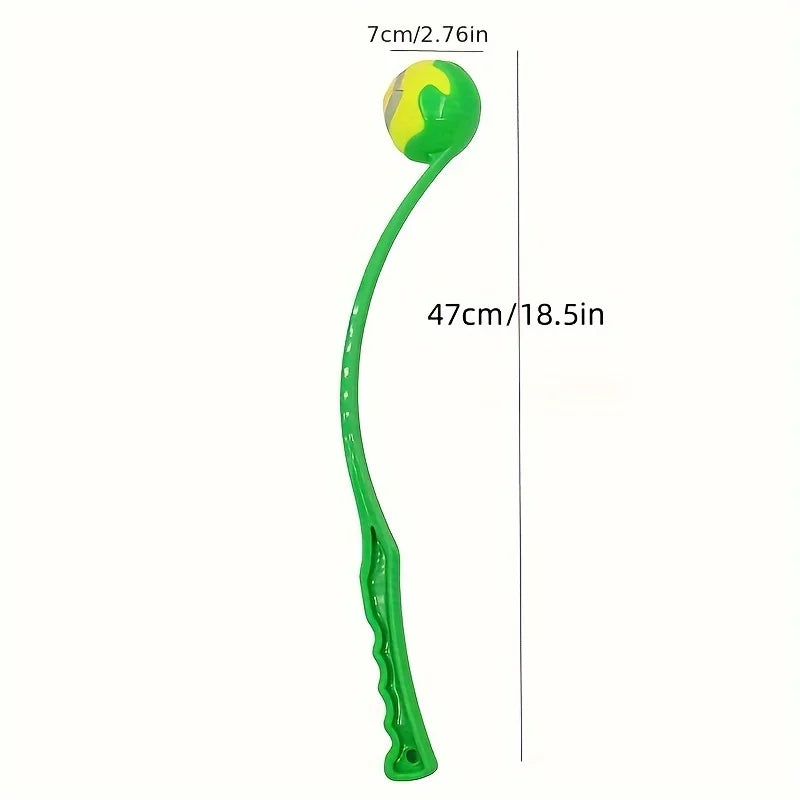Pet Ball Fetch Throwing and Grabbing Stick