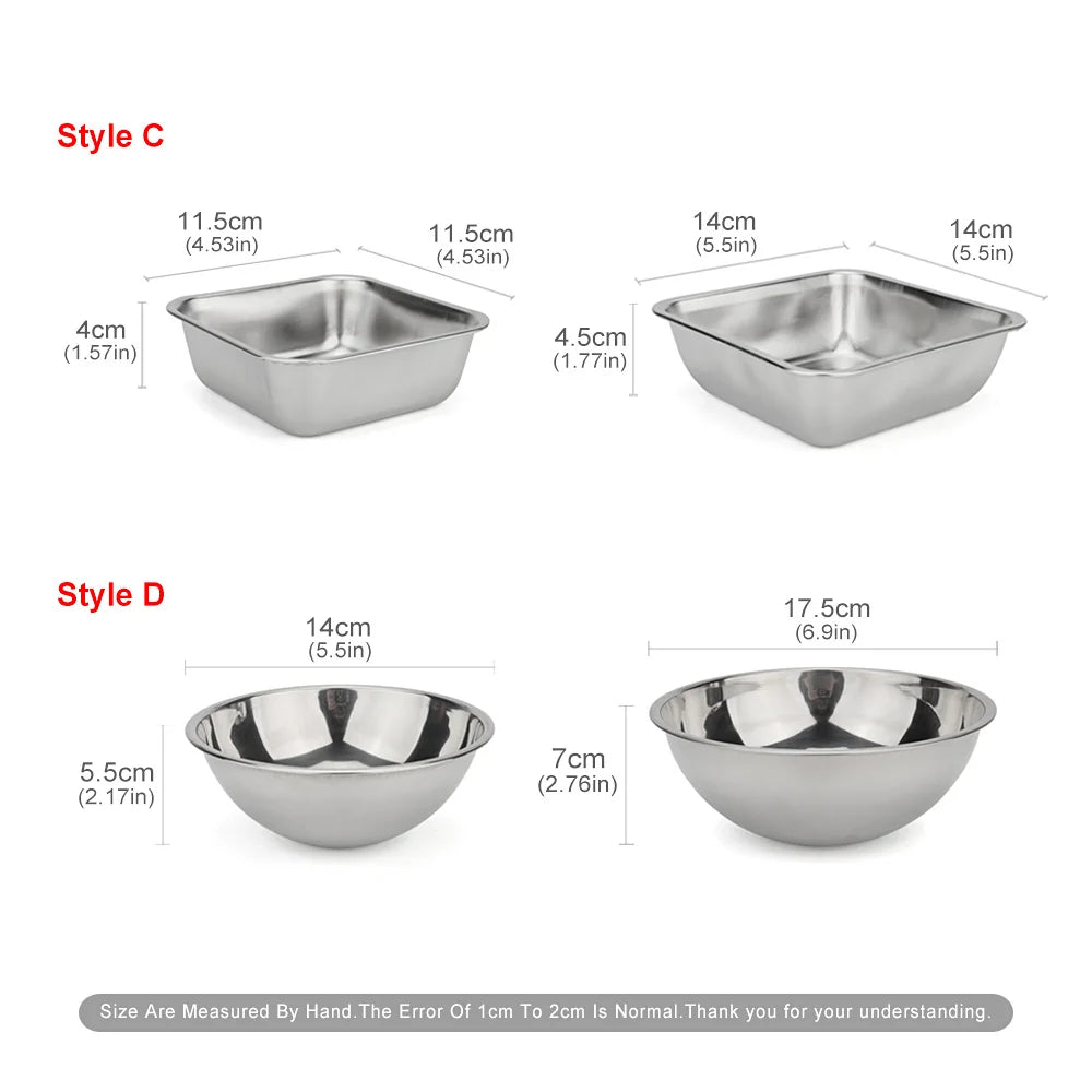 Stainless Steel Pet Various Shapes and Sizes