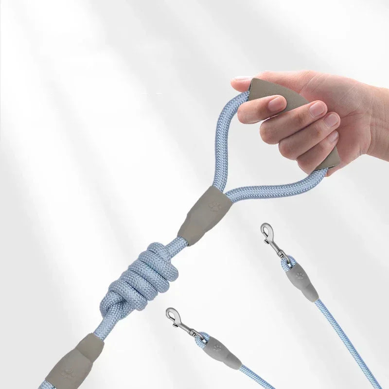 Double Dog Leash with Comfort Handle and Durable Strength