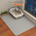 Cat Litter Mat 2-Layer Sand Trapping Waterproof Base Non-Slip