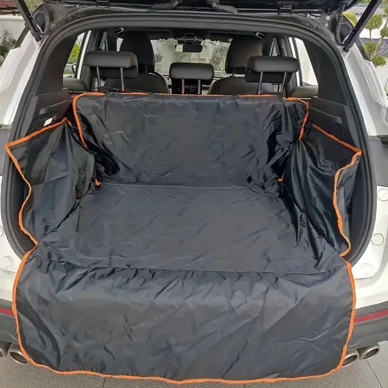 Pet Car Trunk Mat Durable Scratch Resistant Easy-Clean Interior Protection