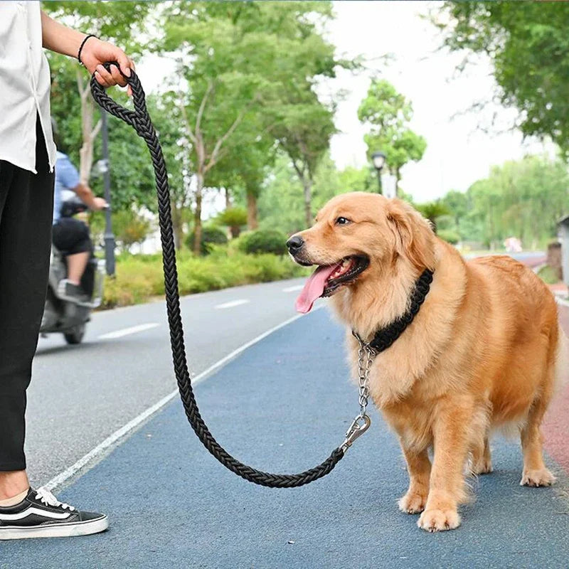 Heavy Duty Large Dog Durable Leash Durable Nylon Braided