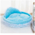 Dreamy Lace Bow Pet Elegant Cozy Nest Bed