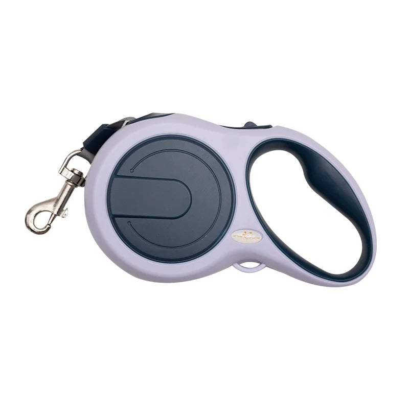 5M Retractable Heavy Duty Large Dog Leash with Button Brake Lock