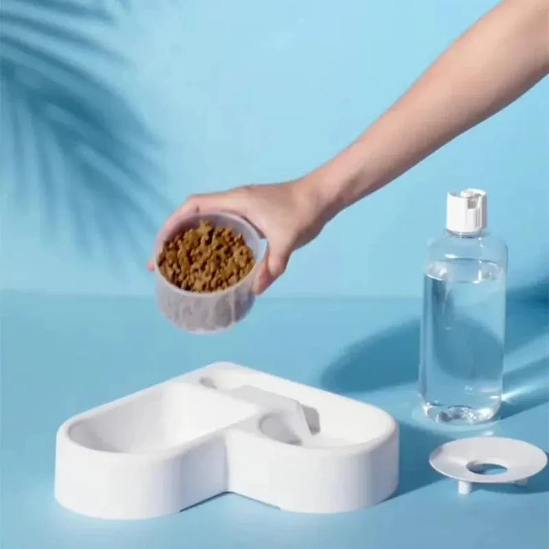 Automatic Water Pet Bowl Dual-use Drinking And Feeding