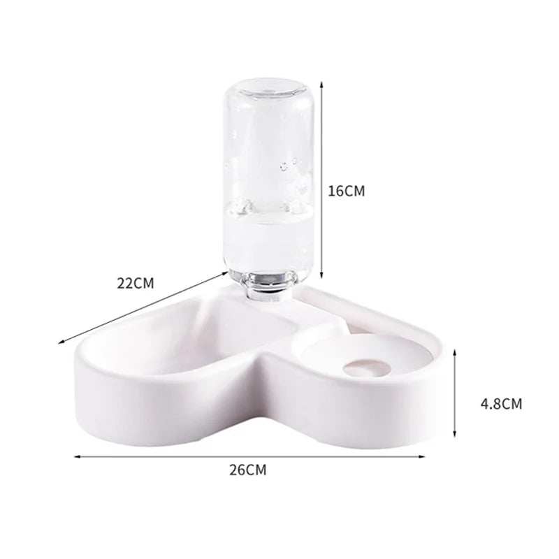 Automatic Water Pet Bowl Dual-use Drinking And Feeding