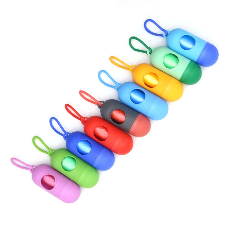 Pet Poop Bag Holder Portable Waste Bag Dispenser