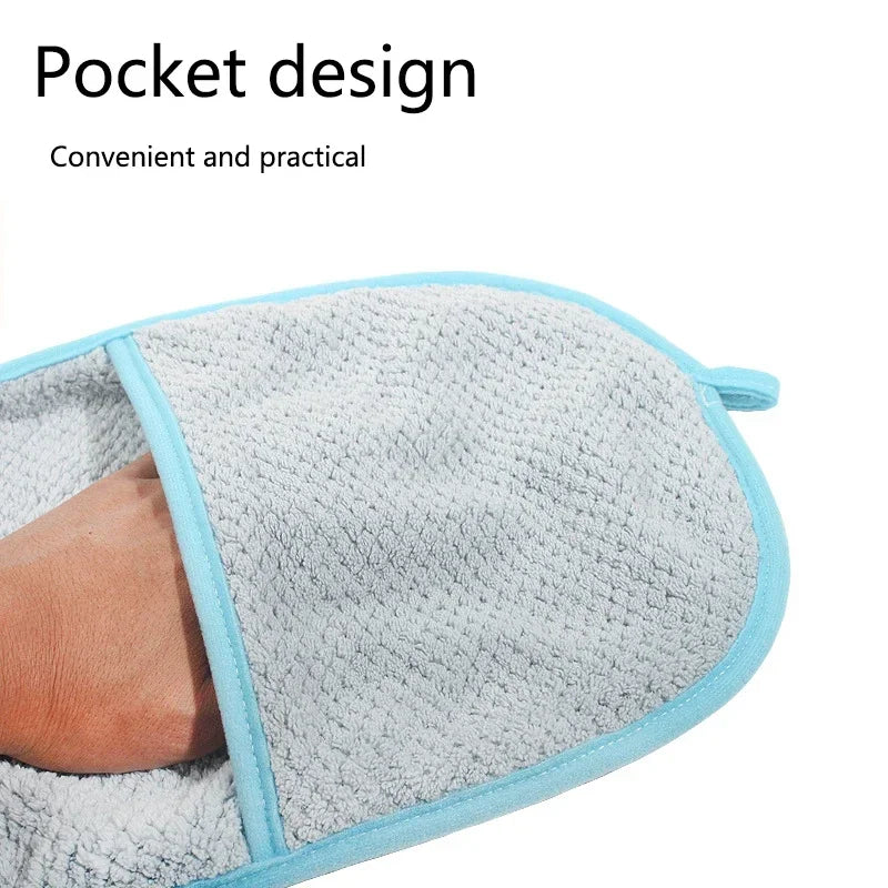 Pet Bath Towel Microfiber Ultra-Absorbent With Hand Pockets