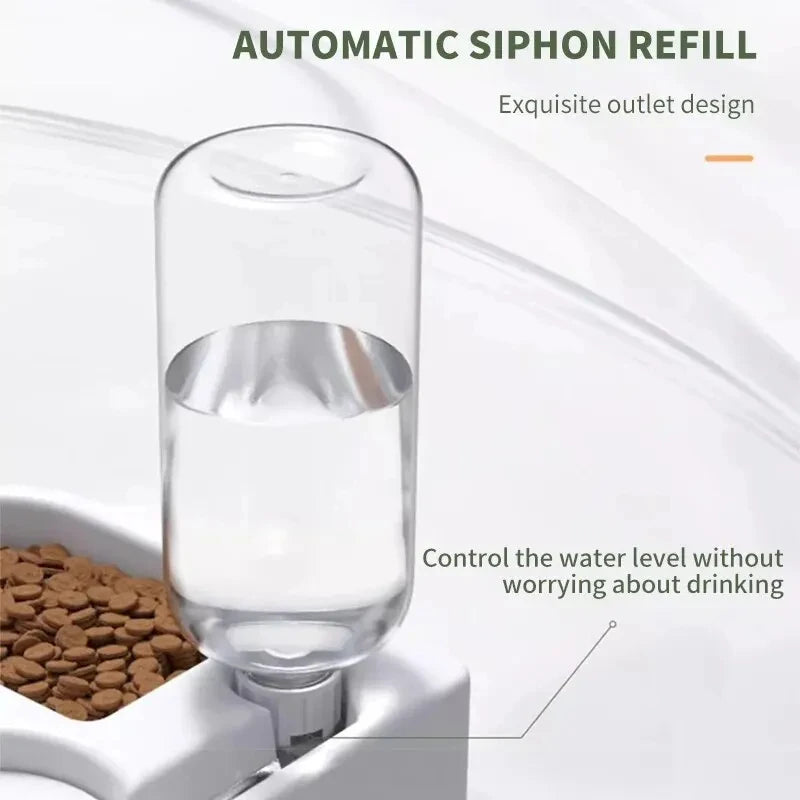 Automatic Water Pet Bowl Dual-use Drinking And Feeding