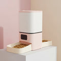 Automatic Double Pet Feeder 6L Capacity with Smart Timer - WHITE