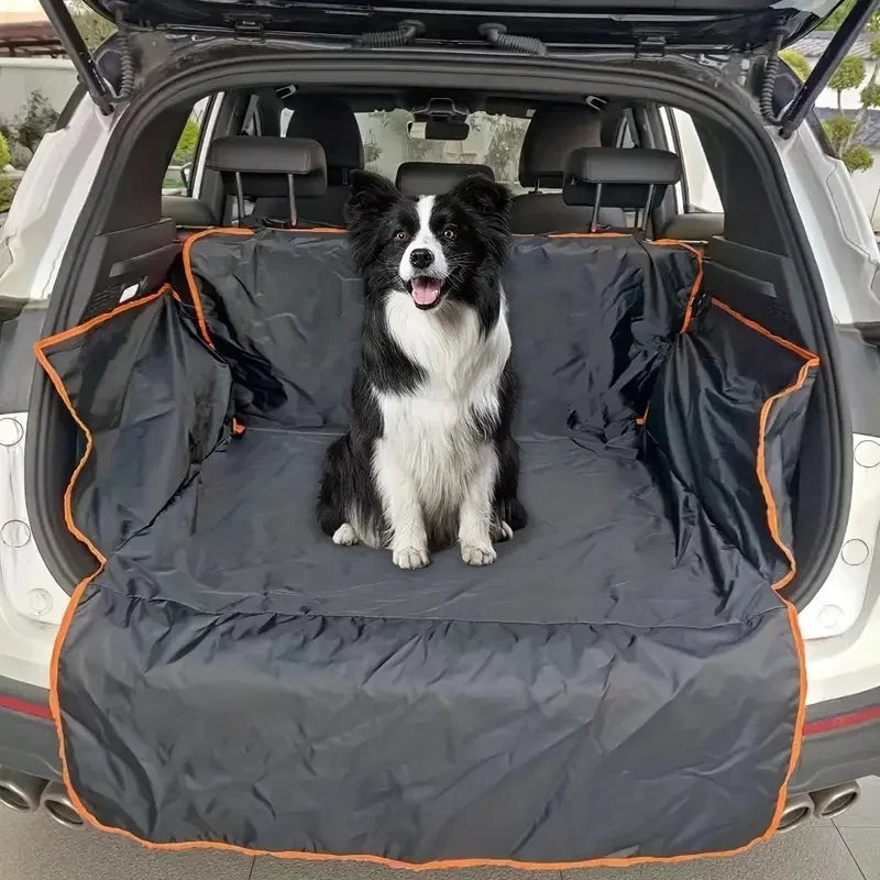Pet Car Trunk Mat Durable Scratch Resistant Easy-Clean Interior Protection