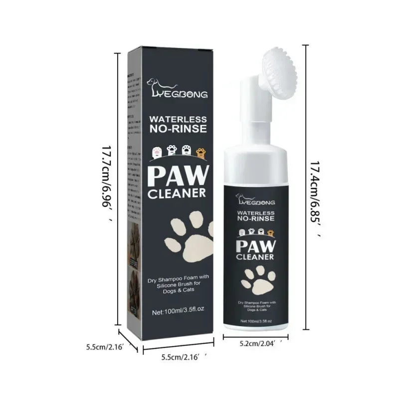 Pet Paw Foam Cleaner 100ml Dog & Cat No Rinse