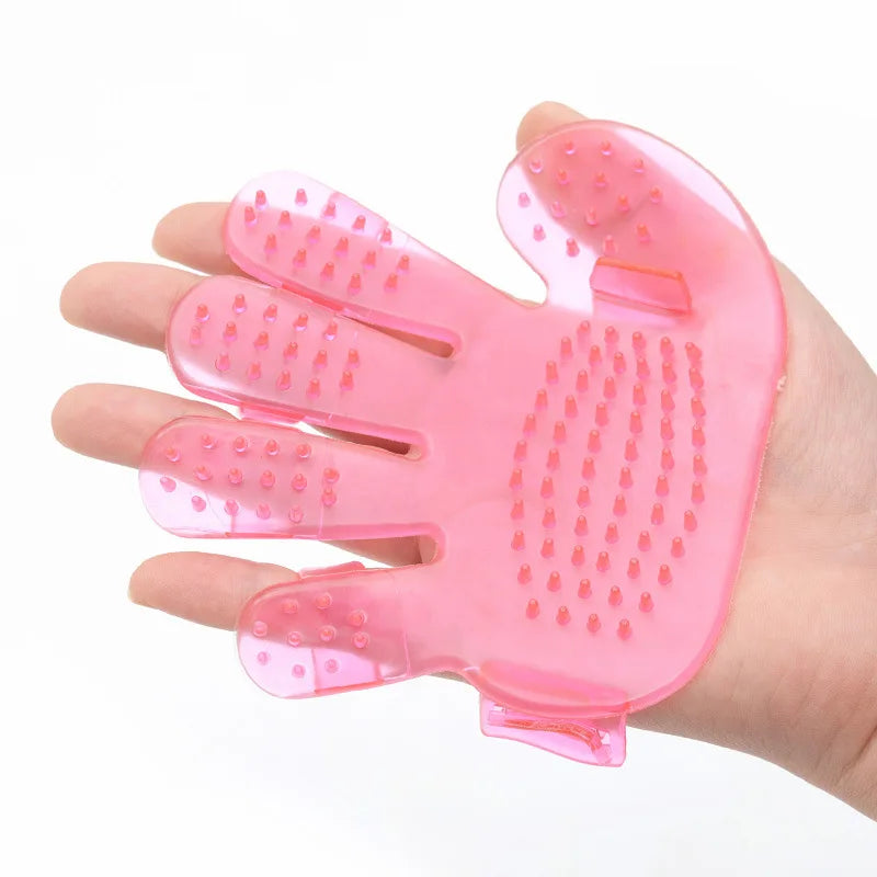 De-shedding Gentle Massage Pet Grooming Glove