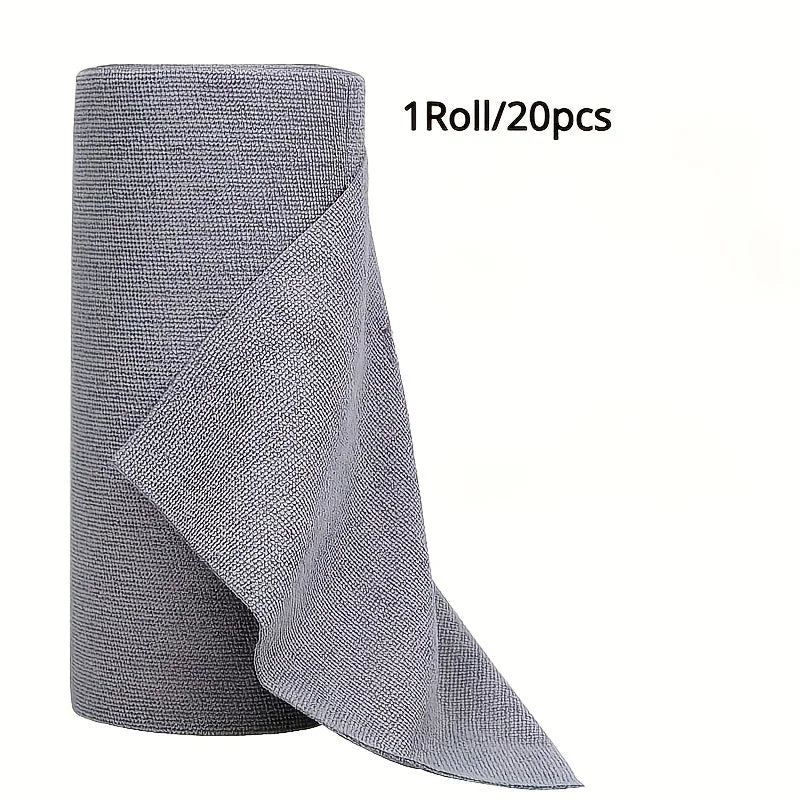 20 Reusable Microfiber Cleaning Cloths