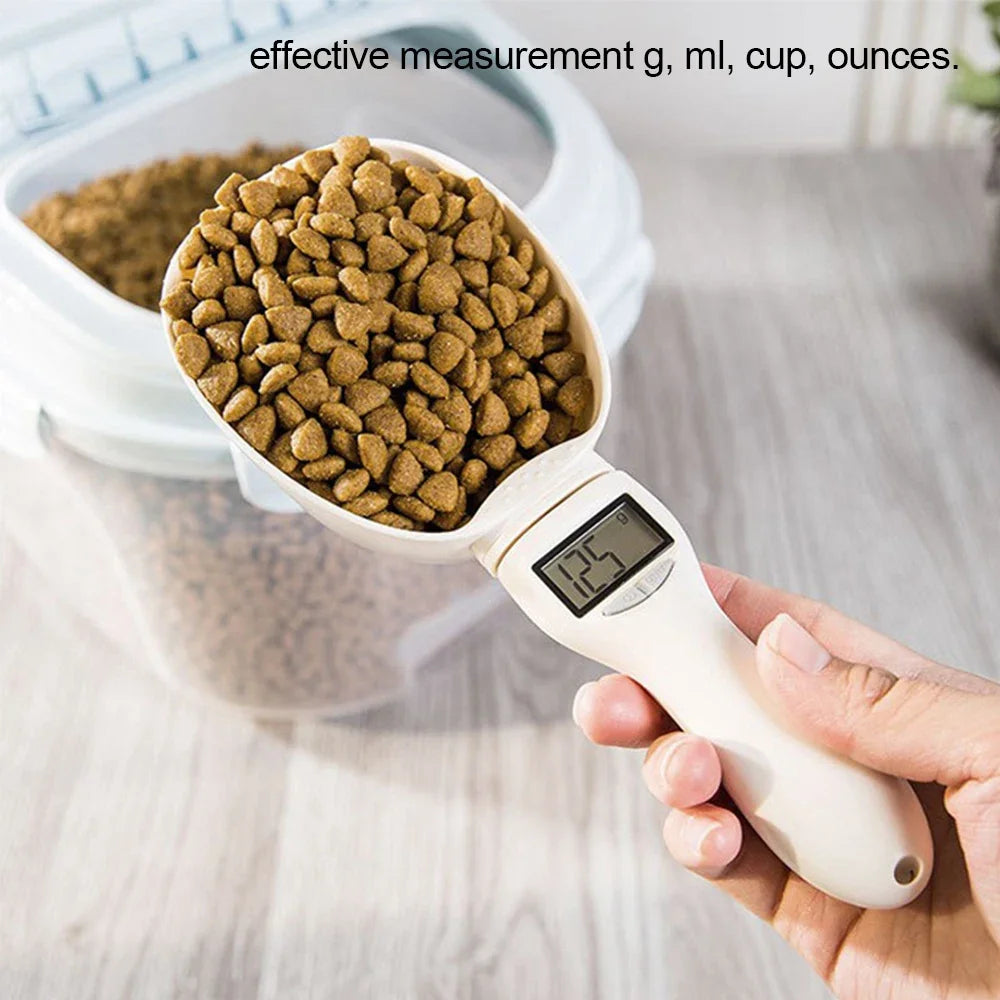 Pet Food Electronic Measuring Scoop Digital Scale with LED Display