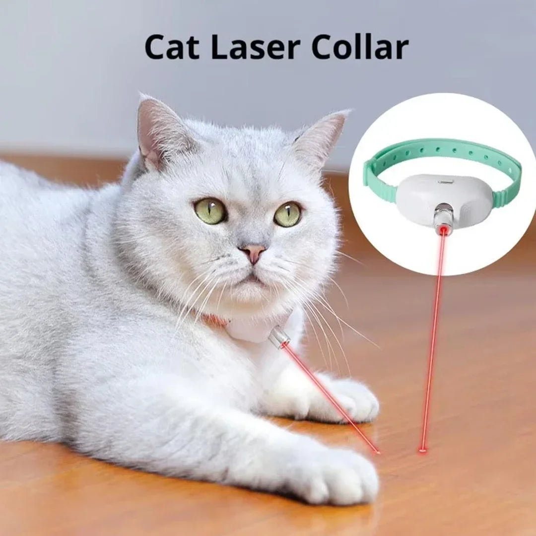 Automatic Cat Laser Collar Interactive Toy