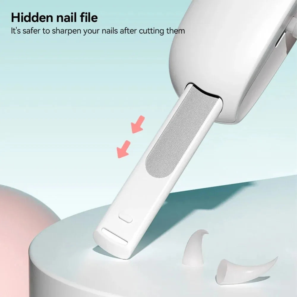 Professional Pet Nail Clippers and File with Adjustable Sizing Tool