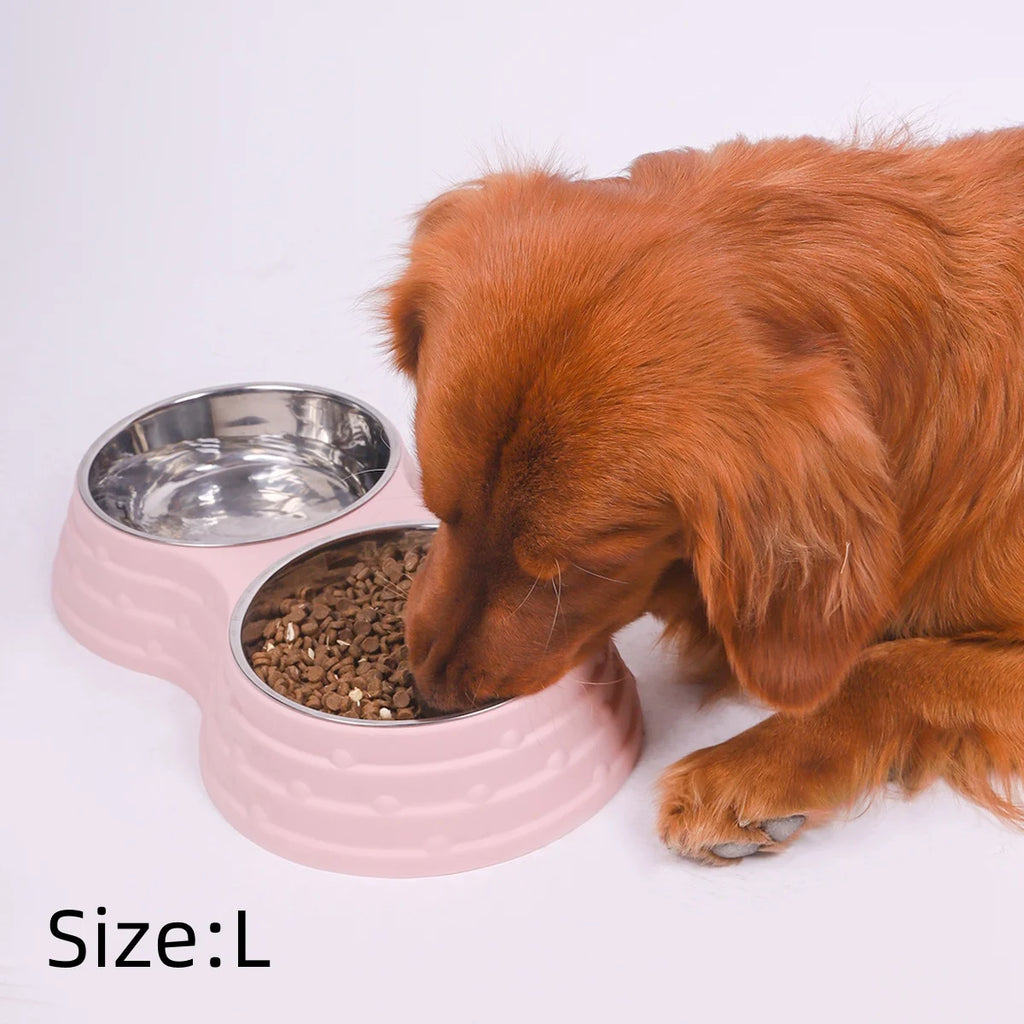 Premium Quality Double Stainless Steel Pet Bowls
