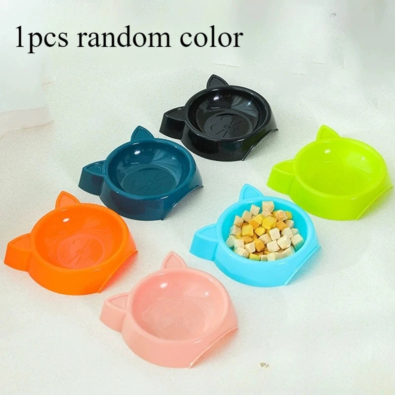 Cat-Shaped Pet Bowl Non-Slip Easy to Clean