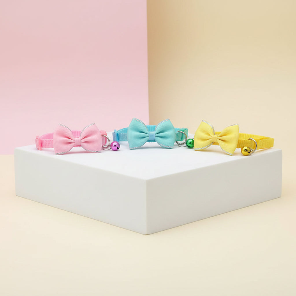 Bowtie Cat Collar with Bell