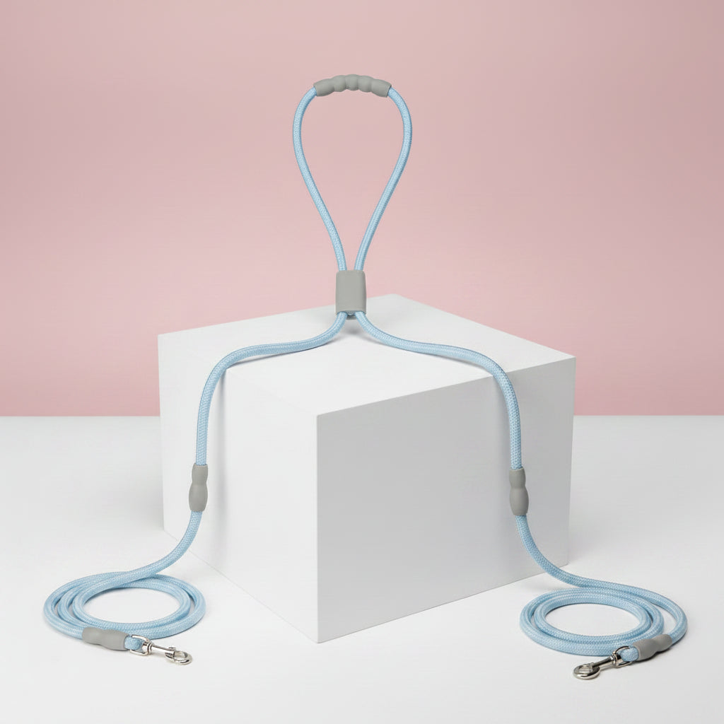 Double Dog Leash with Comfort Handle and Durable Strength