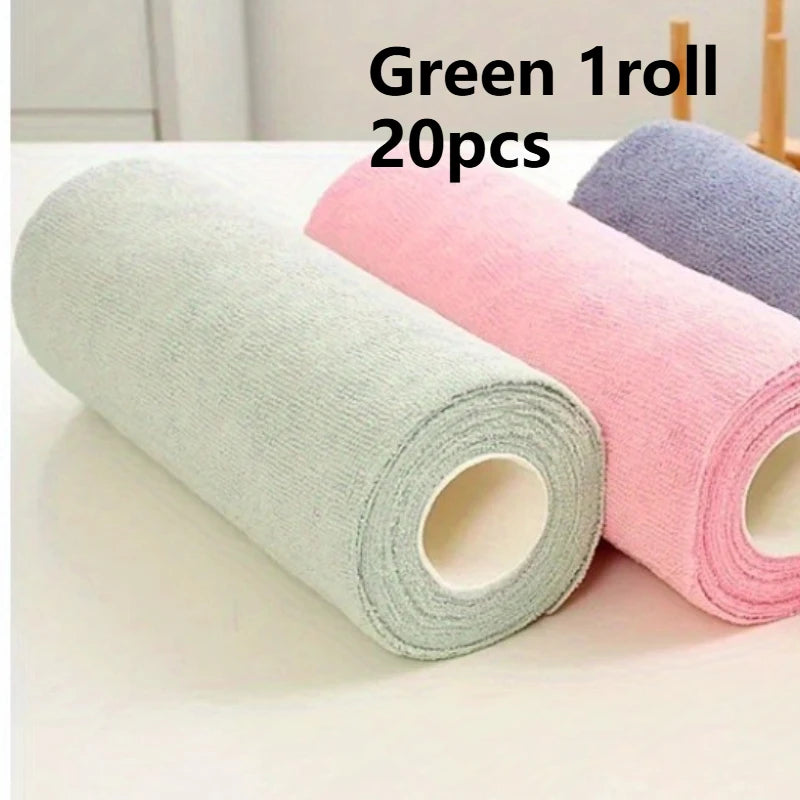 20 Reusable Microfiber Cleaning Cloths