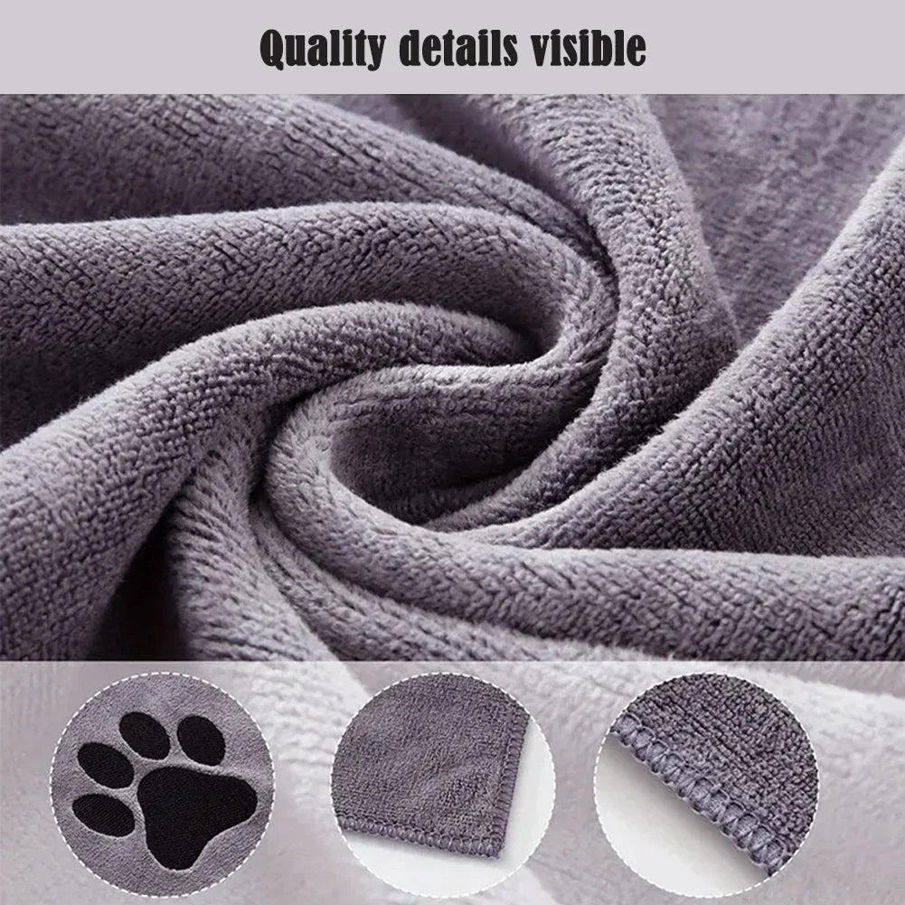 Quick-drying Soft Thickened Premium Quality Pet Towel